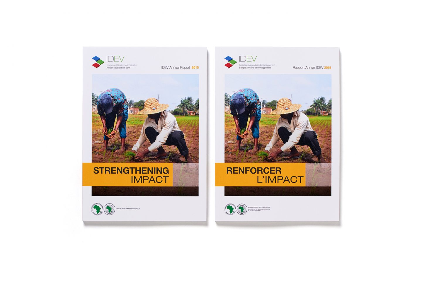 AfDB IDEV – Annual Report – Front covers