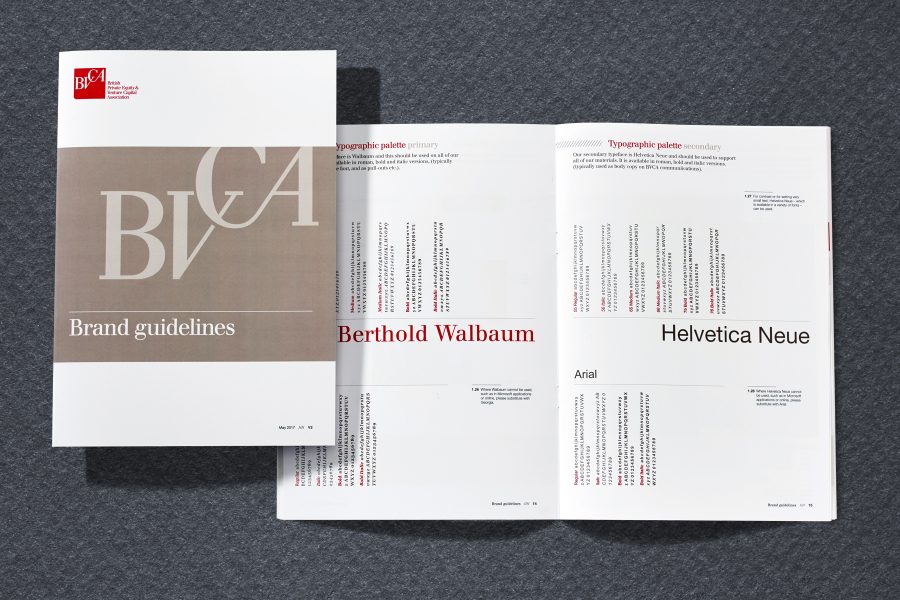 BVCA – Brand guidelines – Front cover spread