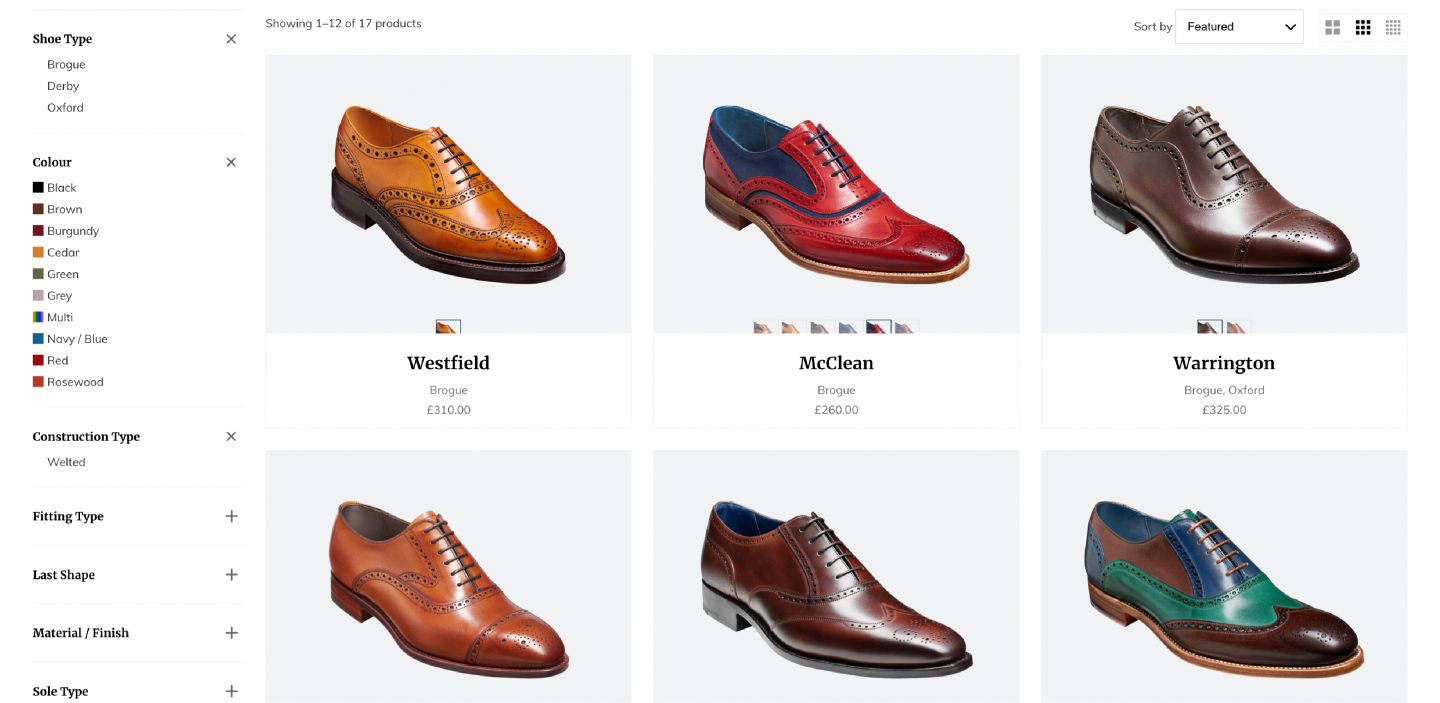 Bespoke Shopify Plus Website for Barker Shoes Ltd. - Visual Identity