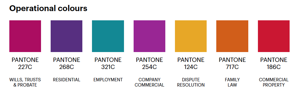 operational brand colours