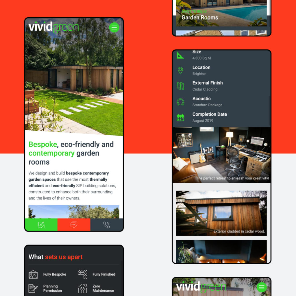 Vivid Green WordPress Website