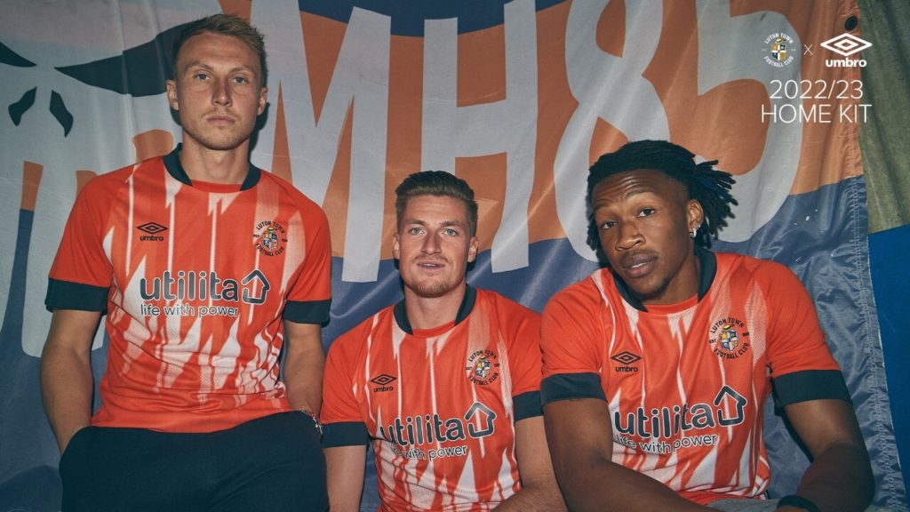 LTFC Home Kit launch banner image 2022/23